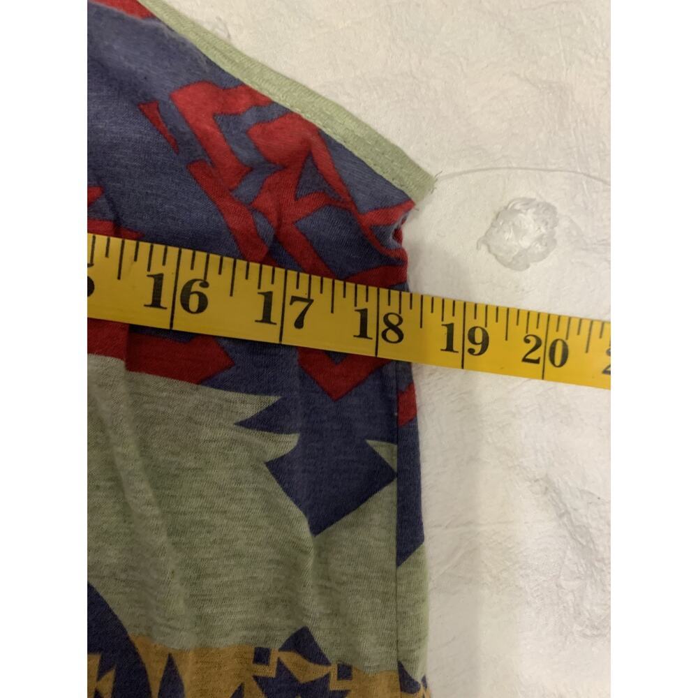 Denim & Supply Ralph Lauren Tank Maxi Dress XL Aztec Tribal Print Western - Picture 4 of 7